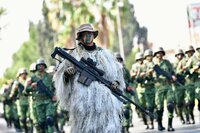 Desfile de la Independencia encabezado por el gobernador Miguel Riquelme