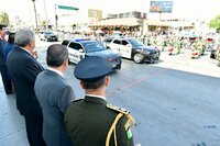 Desfile de la Independencia encabezado por el gobernador Miguel Riquelme