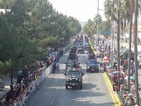 Desfile de la Independencia encabezado por el gobernador Miguel Riquelme