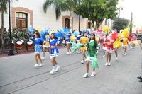 También en Lerdo se celebró el aniversario de la Independencia con desfile cívico-militar