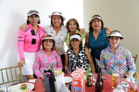 -Marcela Regalado, Lety Herrera, Silvia Alanis, Cecilia González y Mercedes Díaz.