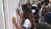 Alumnos de PVC protestan por supuesto acoso e intimidación