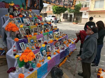 Barrio de Santa Rosa recuerda a sus difuntos
