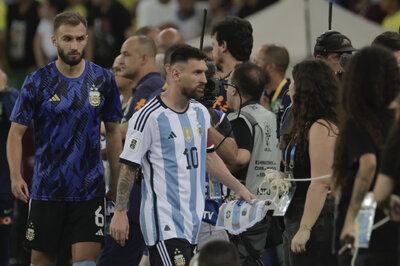 Luego de riña entre hinchadas, Argentina se impone a Brasil