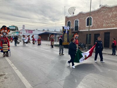 Peregrinaciones guadalupanas de trabajadores de Salud en Torreón 2023