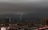 Lluvias inundan Dubái