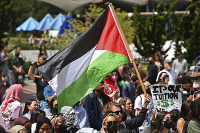 Universitarios de EUA se solidarizan con Palestina ante guerra en Gaza