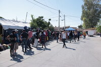 Tensa situación de los migrantes en la colonia Santa Rosa