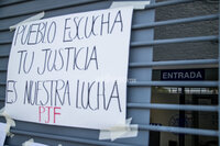 Con bloqueo en Torreón protestan contra la reforma judicial