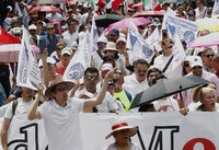 Marchan contra reforma al Poder Judicial en CDMX