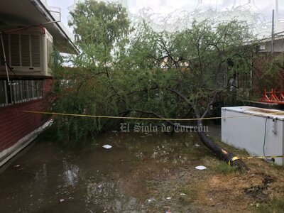 La Laguna inundada pese a que lluvia no ha sido constante