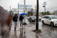 La Laguna inundada pese a que lluvia no ha sido constante