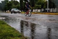 La Laguna inundada pese a que lluvia no ha sido constante