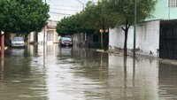 La Laguna inundada pese a que lluvia no ha sido constante