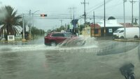 La Laguna inundada pese a que lluvia no ha sido constante