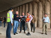 Supervisa Román Cepeda obra del Giro Independencia