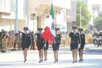 Se reúnen a autoridades, estudiantes y fuerzas de seguridad en un recorrido emblemático