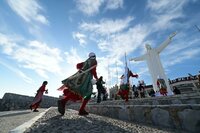 Celebran Quinto Festival de Danzas por festejos del Santuario de Cristo Rey