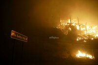 Incendio forestal en Pacific Palisades en Los Ángeles