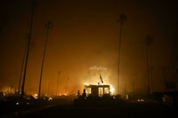 Incendio forestal en Pacific Palisades en Los Ángeles