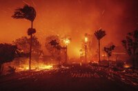 California enfrenta un nuevo incendio en plena alerta por fuertes vientos