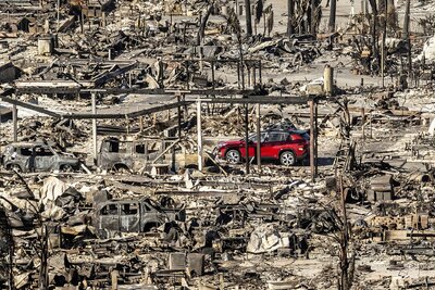 California enfrenta un nuevo incendio en plena alerta por fuertes vientos