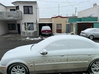 Saltillo se cubre de blanco con nevada