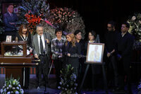 EUM20250221ESP29.JPG 
CIUDAD DE MÉXICO. Decease/Deceso-Daniel Bisogno.- 21 de febrero de 2025. Aspectos del homenaje al actor y conductor Daniel Bisogno en el Centro Cultural Teatro 2. Foto: Agencia EL UNIVERSAL/Gabriel Pano/EELG