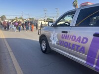 Realizan segunda marcha del 8M en Matamoros; recuerdan a las víctimas de feminicidio