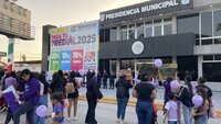 Realizan segunda marcha del 8M en Matamoros; recuerdan a las víctimas de feminicidio