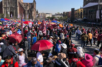 Claudia Sheinbaum ofrece mensaje en el Zócalo tras exención de aranceles