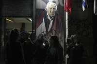 Uruguay despide al expresidente José Mujica en el Palacio Legislativo