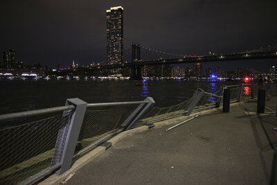 Choque del Buque Cuauhtémoc contra el puente de Brooklyn en Nueva York