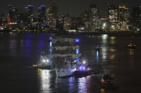 Choque del Buque Cuauhtémoc contra el puente de Brooklyn en Nueva York