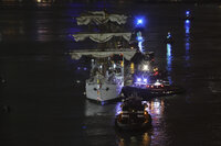 Choque del Buque Cuauhtémoc contra el puente de Brooklyn en Nueva York