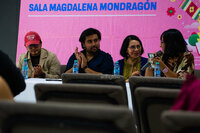 Encabezados por Marianne Toussaint, poetas comparten sus versos en la Feria Internacional del Libro Coahuila