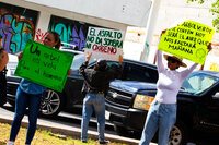 Manifestación contra retiro de árboles por la obra Abastos-Independencia