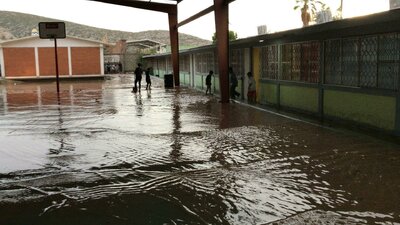 Intensa tormenta dejó 37.5 milímetros de lluvia en tan solo una hora y media
