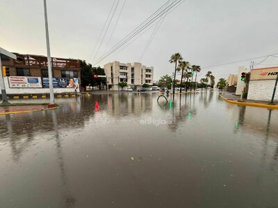 Intensa tormenta dejó 37.5 milímetros de lluvia en tan solo una hora y media