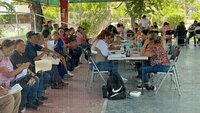 Abarrotan primer día de registro de la Pensión Mujeres Bienestar