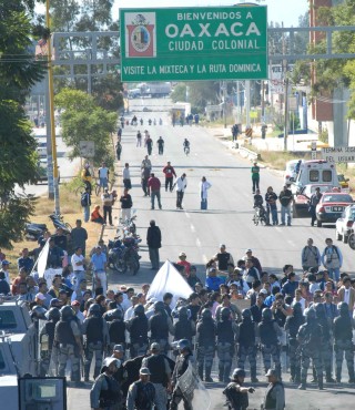 La Policía Federal Preventiva ingresó a Oaxaca el 29 de octubre de 2006. (Archivo)