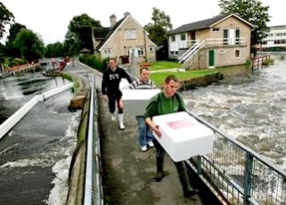 Alerta por inundaciones en Inglaterra