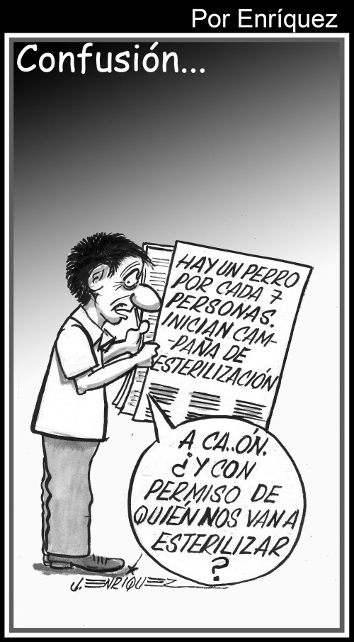 Caricatura de Enríquez