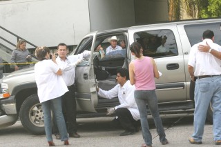 Minutos después de que saliera de su oficina en Palacio de Gobierno, el vocero de Seguridad Pública de Sinaloa, Óscar Rivera Inzunza, fue asesinado a tiros por un grupo armado. (El Universal)
