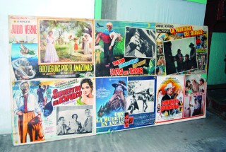 Propaganda antigua que se exhibe en el museo comunitario de El Salto.