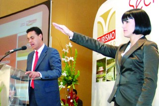 Susana Elósegui Cross ayer rindió protesta como nueva Secretaria de Turismo en el estado.