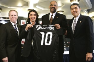 Gallardo se va a unir en el D.C.United como estrella con un grupo de otros cuatro jugadores más latinoamericanos. (AP) 