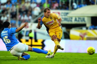 Federico Higuaín consiguió el empate para las Águilas al minuto 71. (Jam Media)