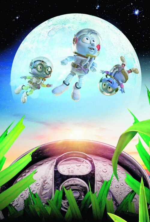 La película Vamos a la Luna, protagonizada por tres intrépidas moscas se estrena este viernes en México. 