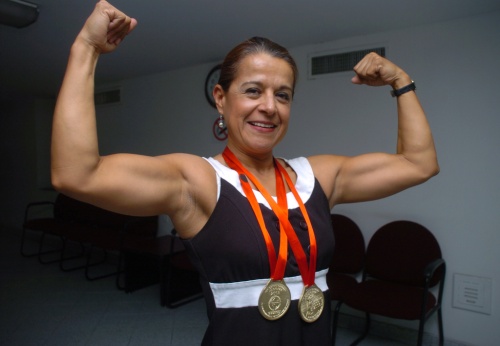 Dora Alicia Puente viaja hoy a Austria para participar en el Campeonato Mundial de Powerlifting Bench Pres. (Archivo)